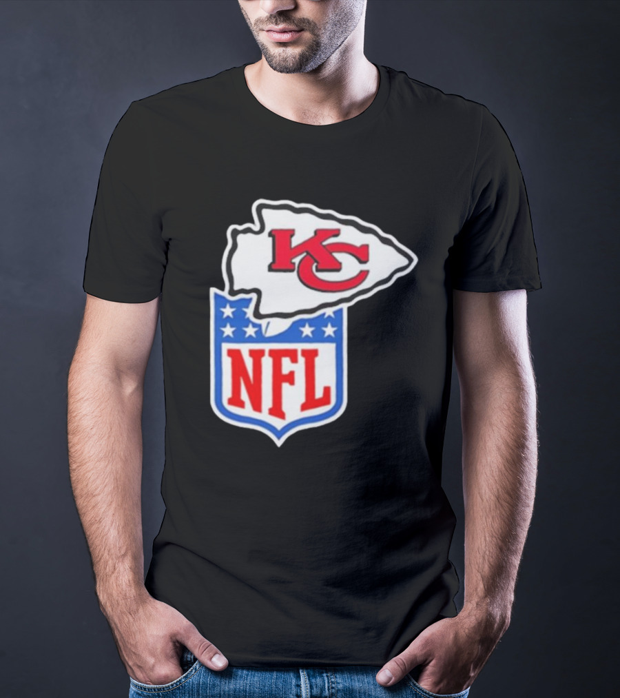 Kansas City Chiefs NFL Shield Emblem Collaboration T-Shirt