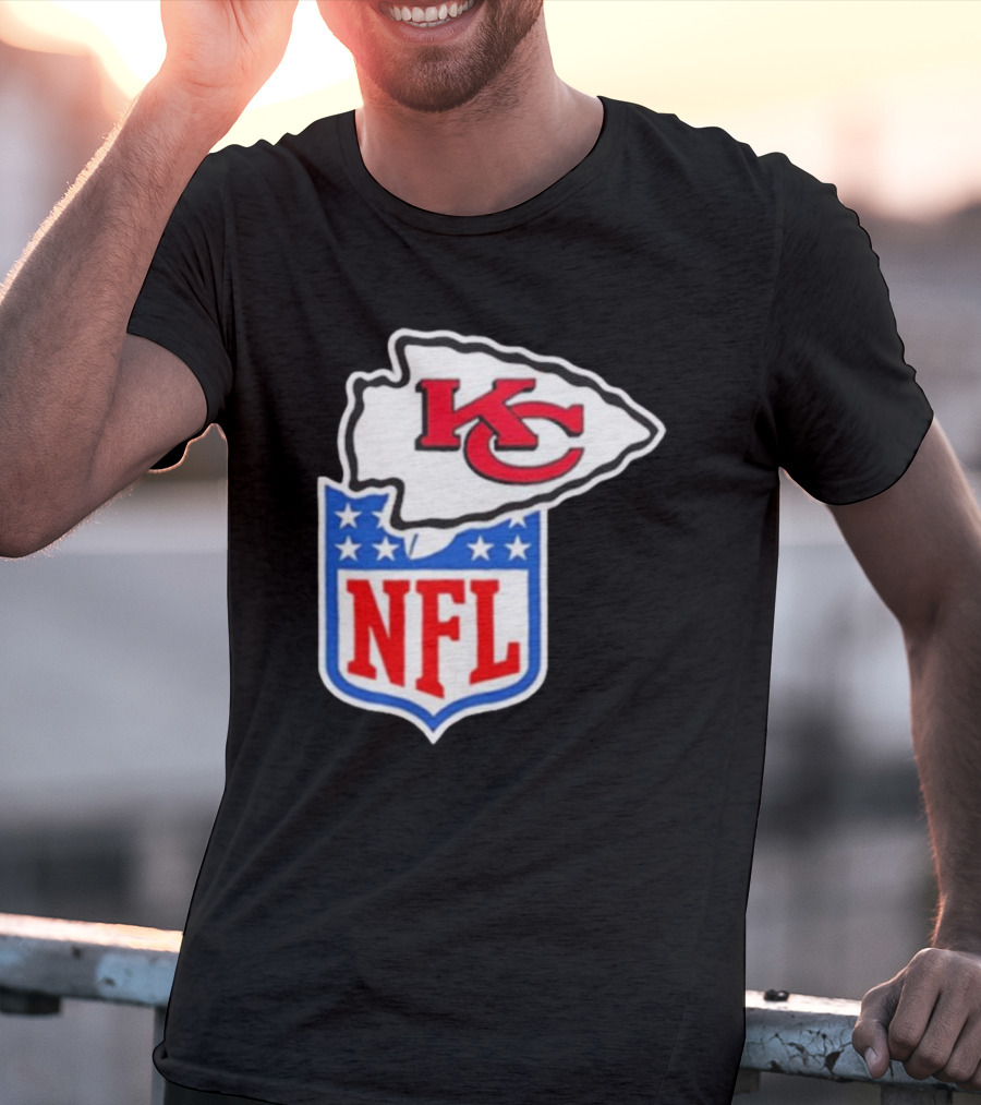 Kansas City Chiefs NFL Shield Emblem Collaboration T-Shirt