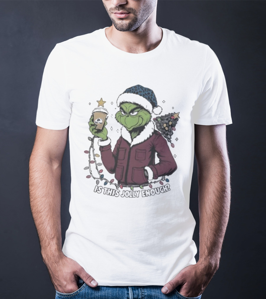 Colorado Avalanche Grinch Is This Jolly Enough Merry Christmas T-Shirt