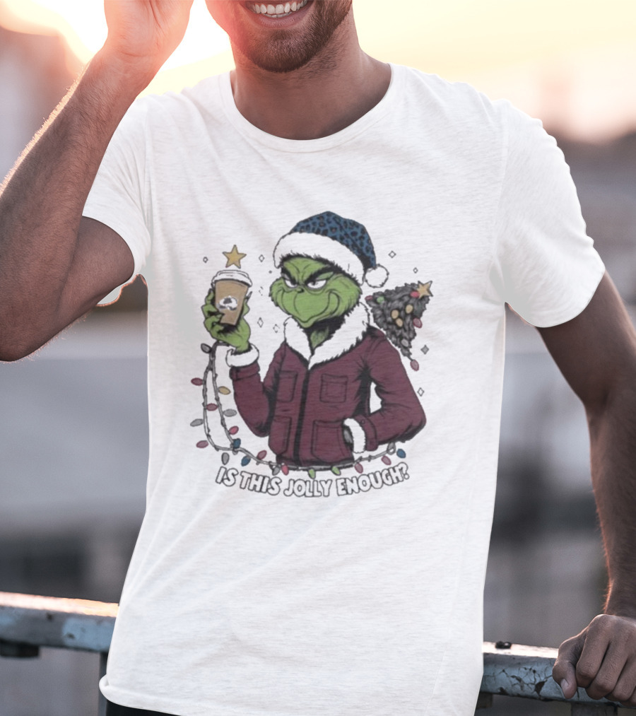 Colorado Avalanche Grinch Is This Jolly Enough Merry Christmas T-Shirt
