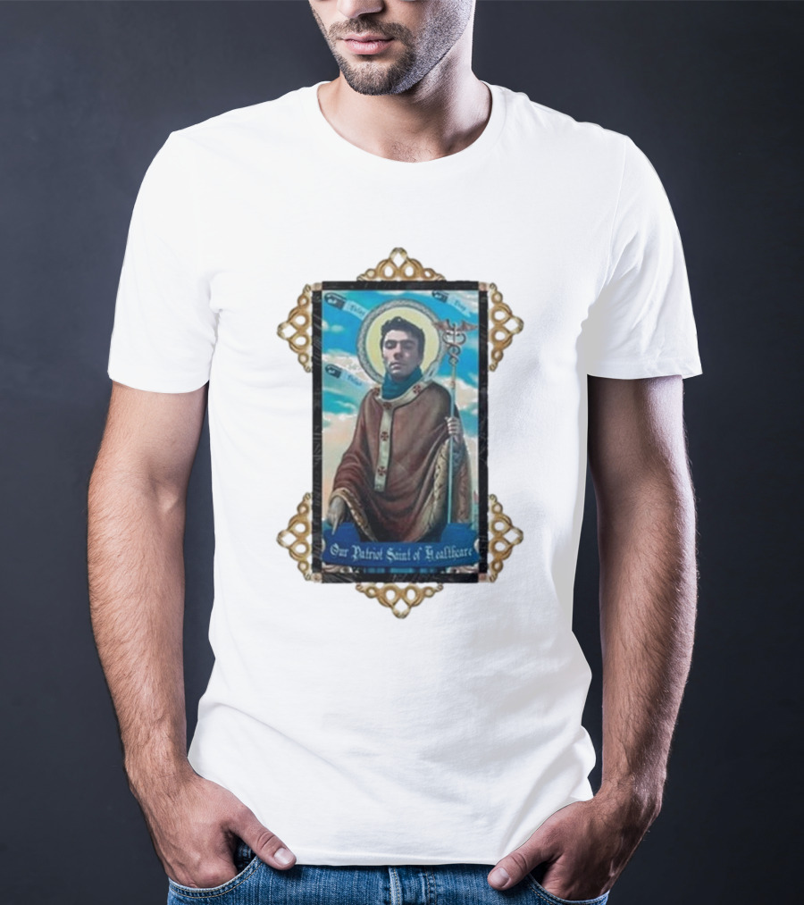 Toy De Jour Luigi Mangione Our Patriot Saint Of Healthcare Framed Image T-Shirt