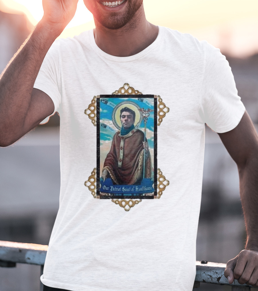 Toy De Jour Luigi Mangione Our Patriot Saint Of Healthcare Framed Image T-Shirt