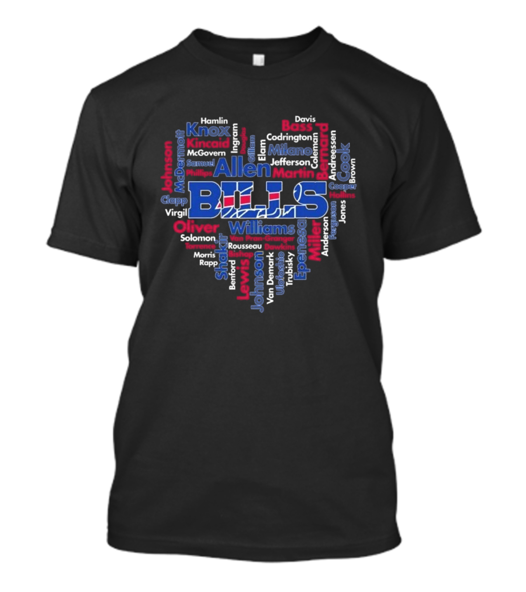 Buffalo Bills Allen Johnson Oliver Williams Fan T-Shirt