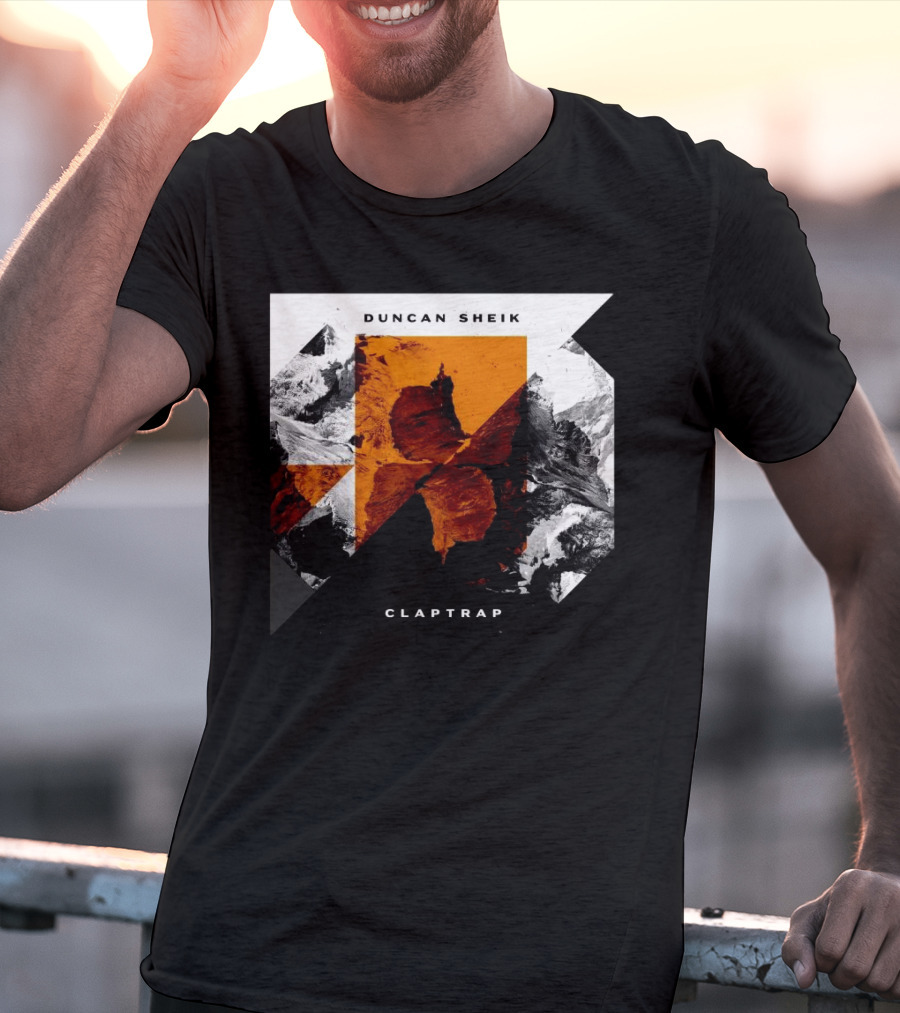 Duncan Sheik Claptrap Abstract Geometric Album Cover T-Shirt