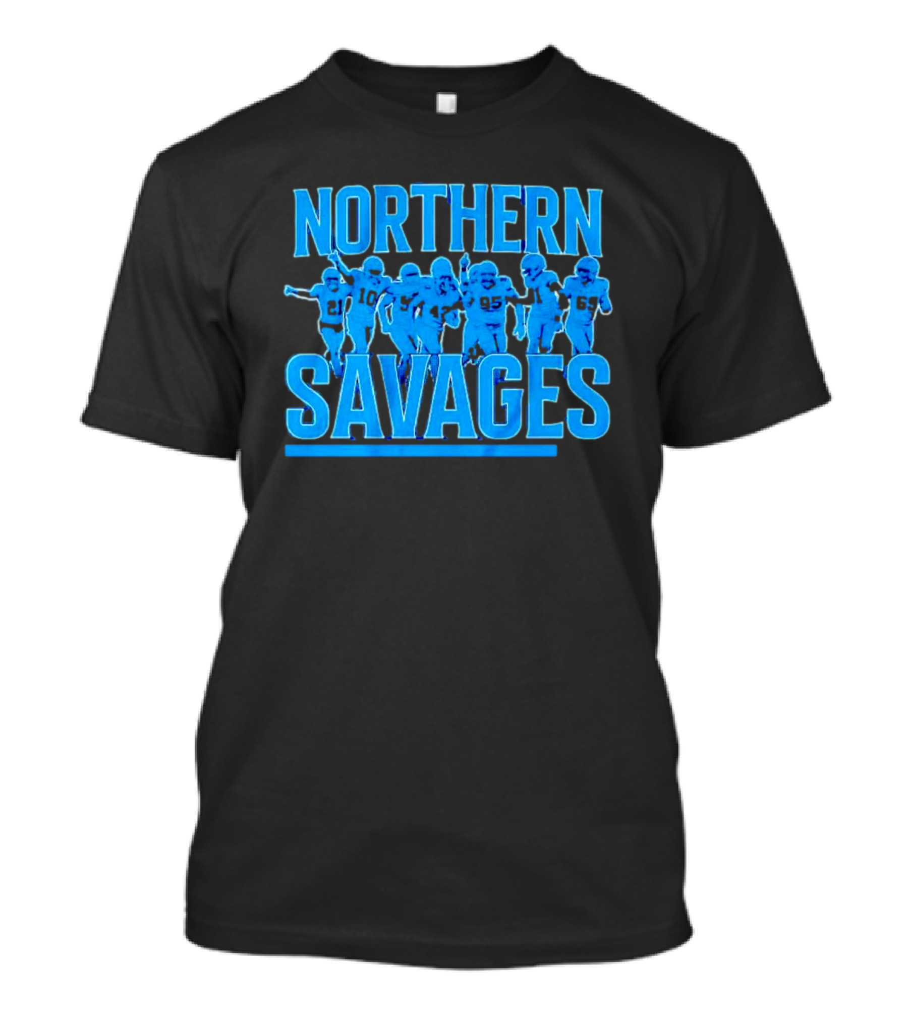 Northern Savages Detroit Lions Football Team Spirit T-Shirt
