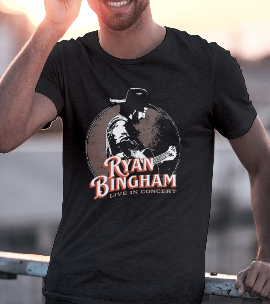 Ryan Bingham Cowboy Silhouette Live In Concert T-Shirt
