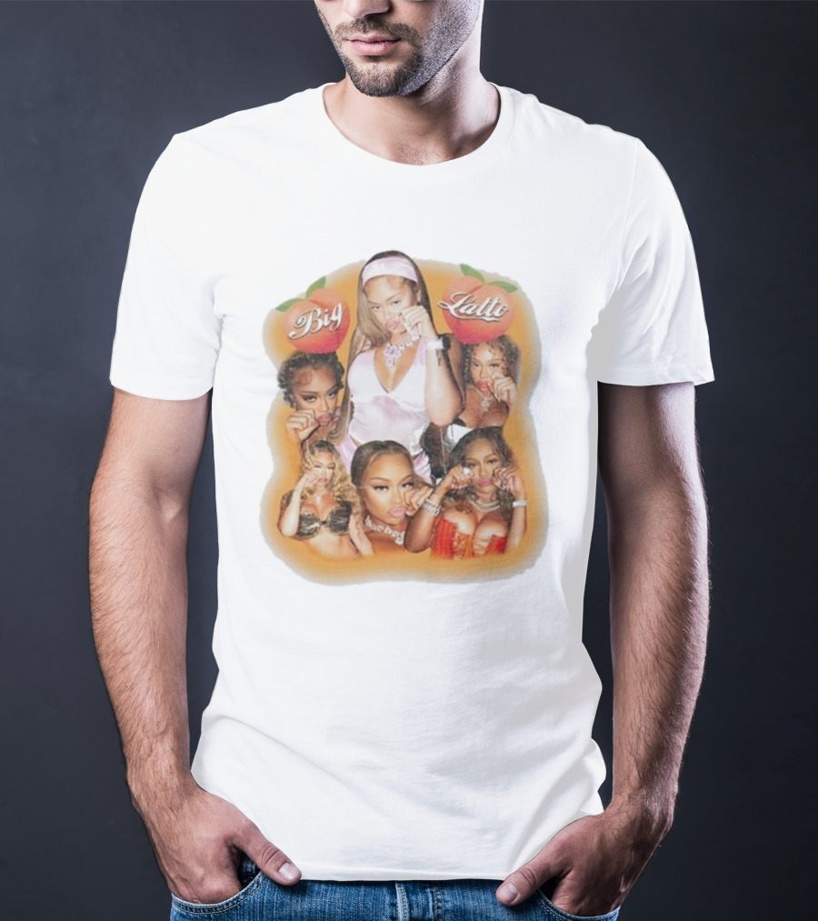 Big Latto Cry Baby Peaches Orange T-Shirt