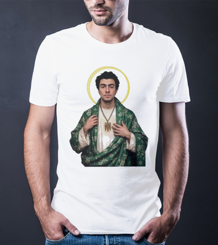 Luigi Mansion Nicola Holy Icon Green Robe T-Shirt