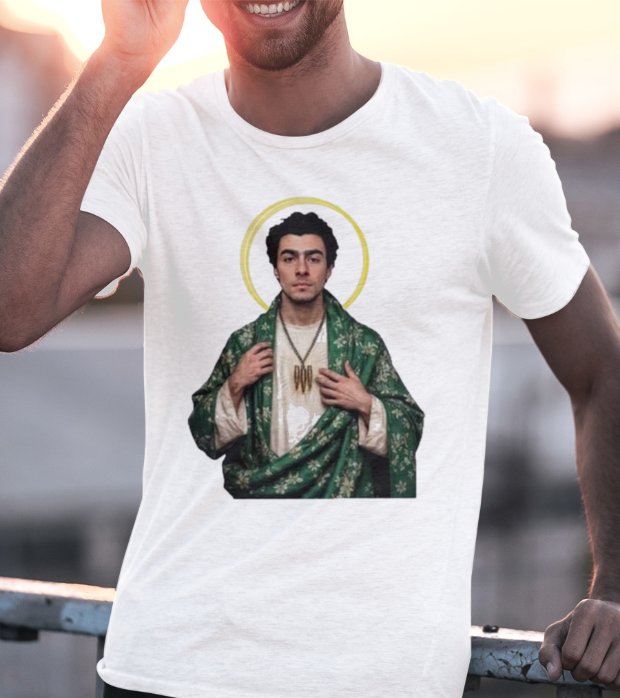 Luigi Mansion Nicola Holy Icon Green Robe T-Shirt