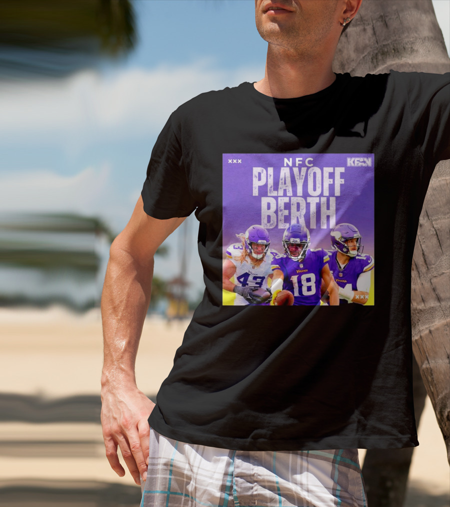 NFC Playoff Berth Minnesota Vikings KFAN T-Shirt