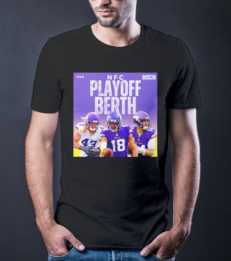 NFC Playoff Berth Minnesota Vikings KFAN T-Shirt