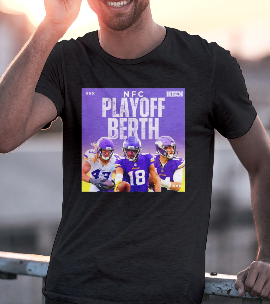 NFC Playoff Berth Minnesota Vikings KFAN T-Shirt