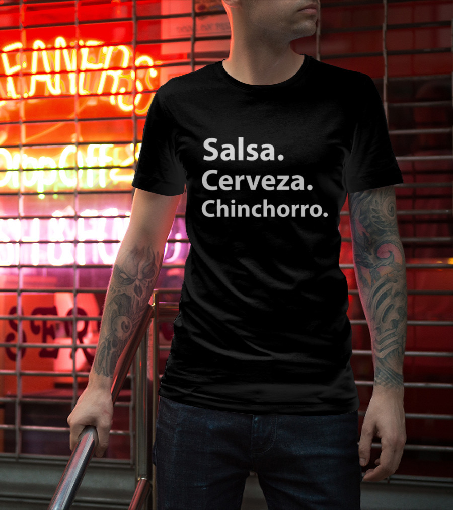 Salsa Cerveza Chinchorro Puerto Rico Lifestyle Essence T-Shirt