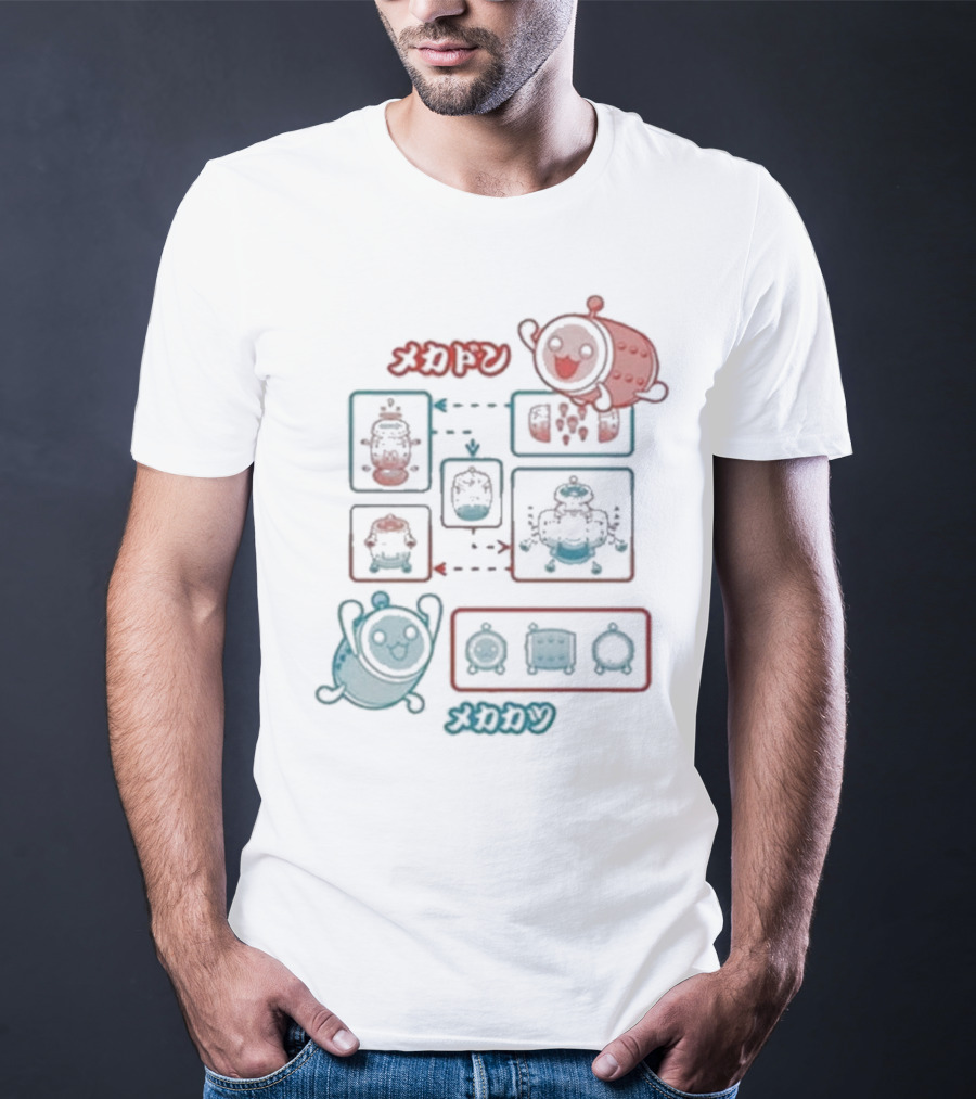 Aiko No Tatsujin Mecha Don Mechakatsu Transformation Process T-Shirt