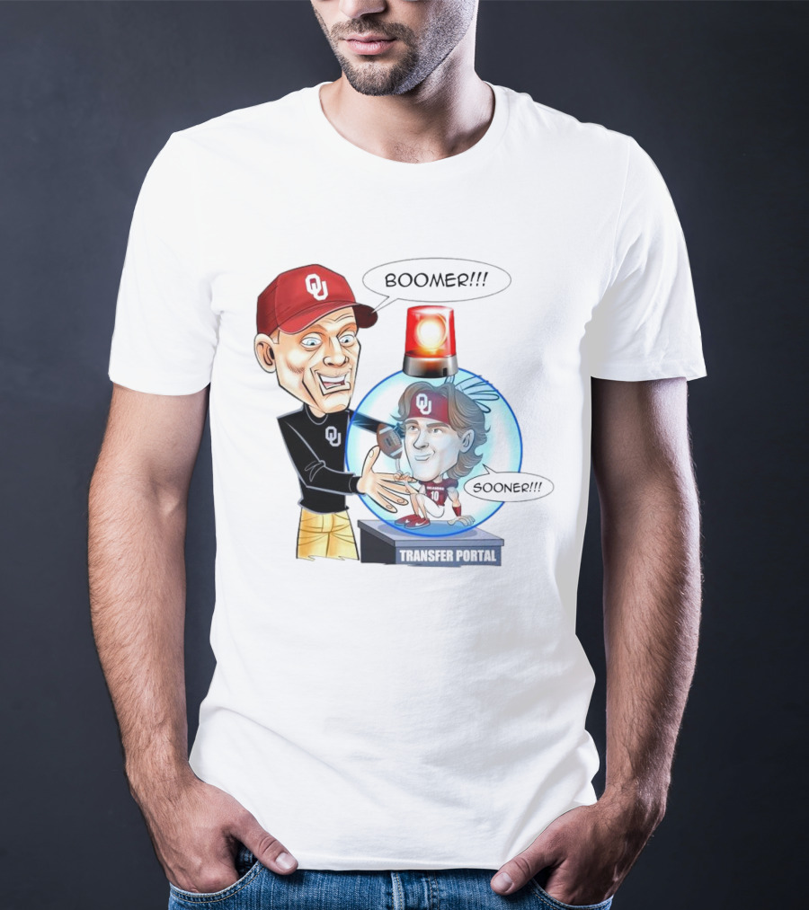 Coach Oklahoma Sooners Boomer Sooner Transfer Portal Jackson Arnold T-Shirt