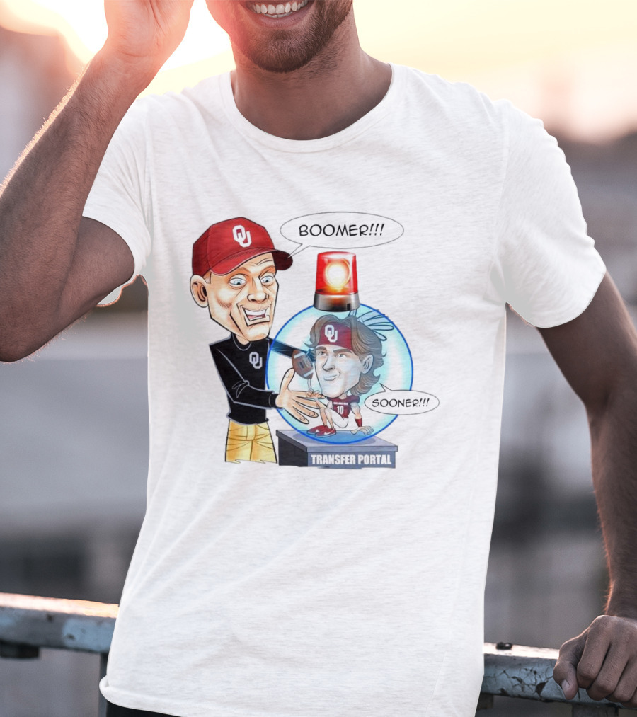Coach Oklahoma Sooners Boomer Sooner Transfer Portal Jackson Arnold T-Shirt
