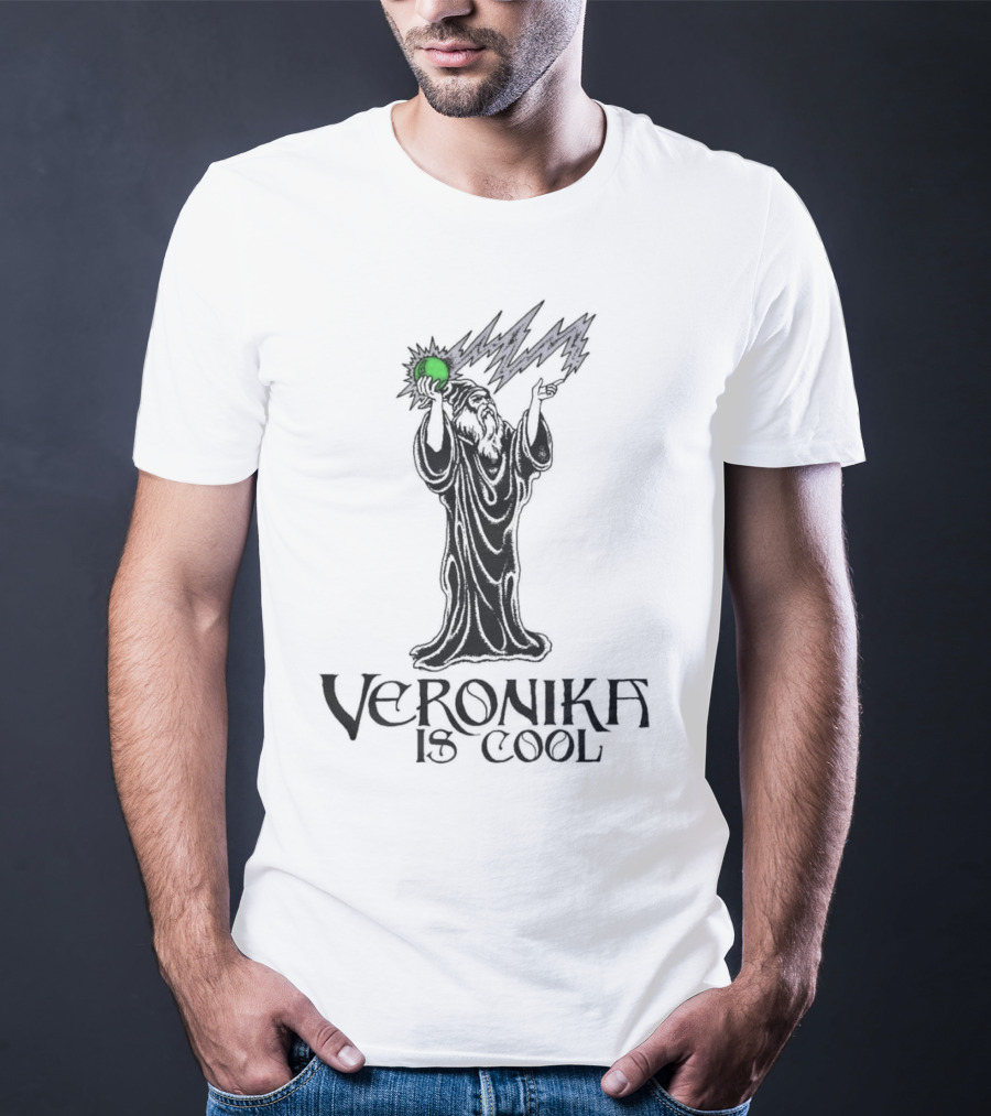 Veronika Is Cool Wizard Lightning Magic T-Shirt