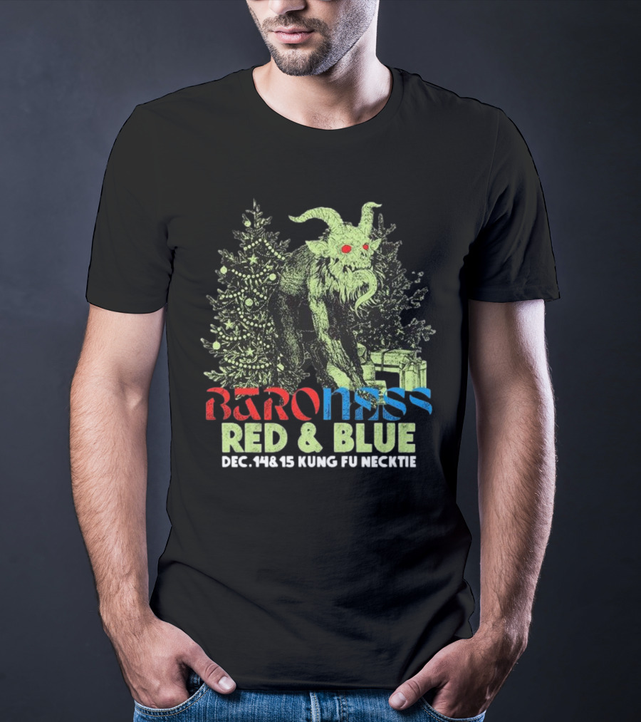 Baroness Red And Blue Dec. 14 And 15 Kung Fu Necktie T-Shirt