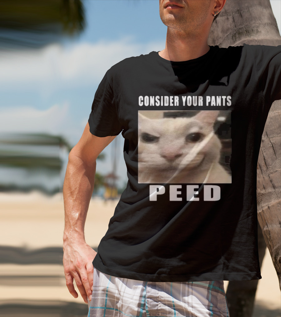 Consider Your Pants Peed Cat Meme T-Shirt