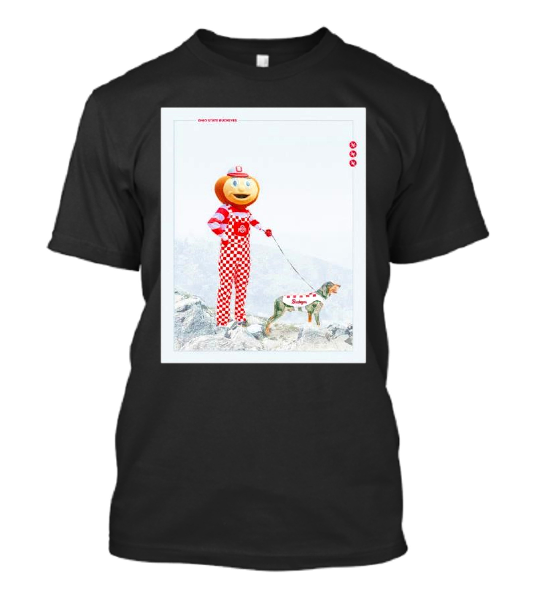 Ohio State Buckeyes Brutus Leads Smokey Over Tennessee Vols Victory T-Shirt