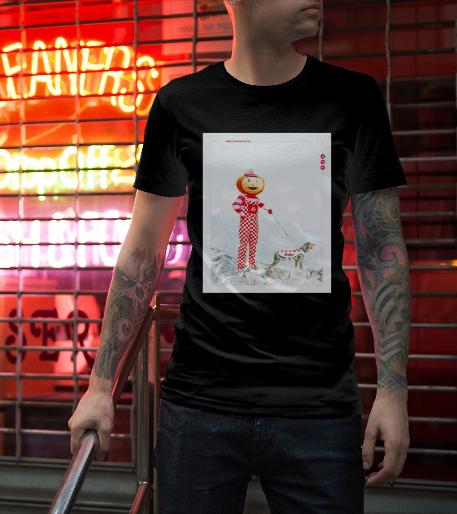 Ohio State Buckeyes Brutus Leads Smokey Over Tennessee Vols Victory T-Shirt