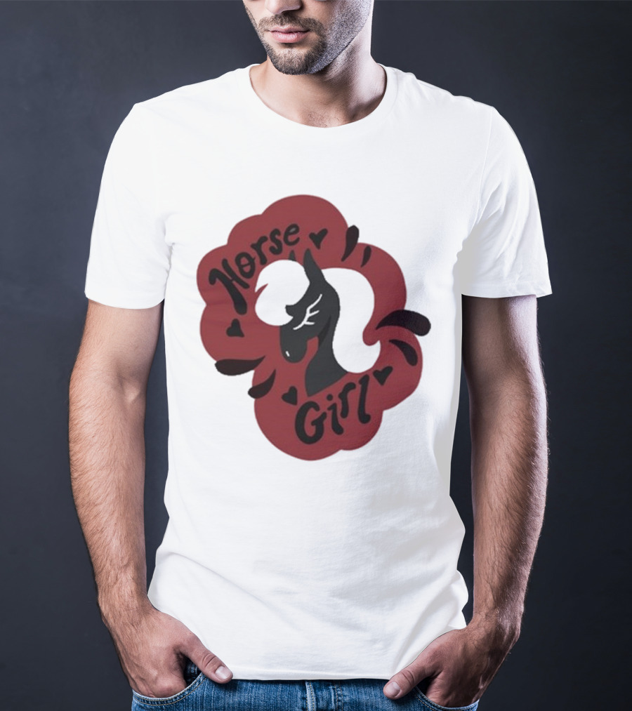 Norse Girl Horse Girl Sharkrobot T-Shirt