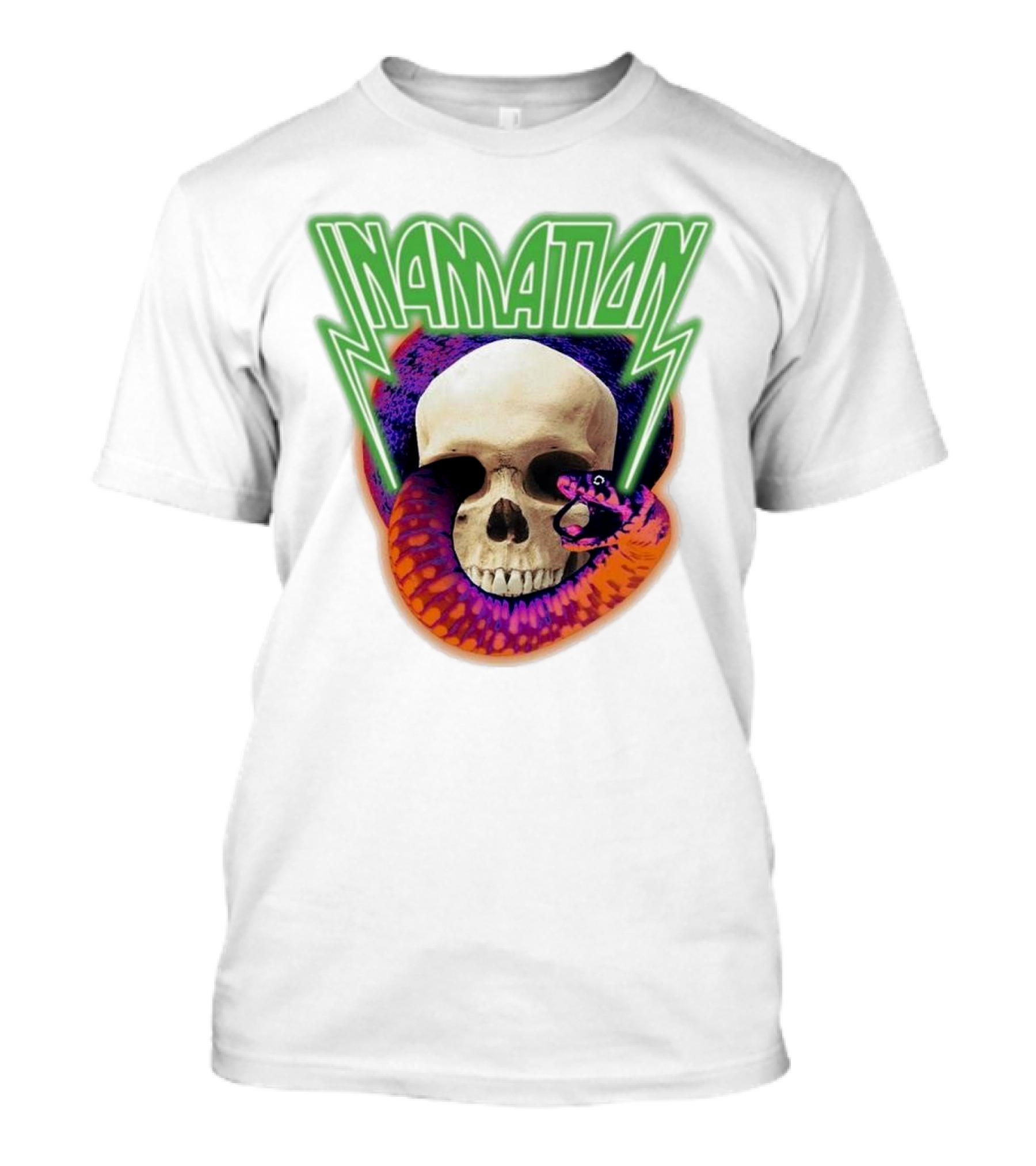 In4mation Skull Snake Iconic T-Shirt