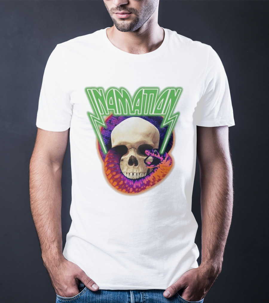 In4mation Skull Snake Iconic T-Shirt