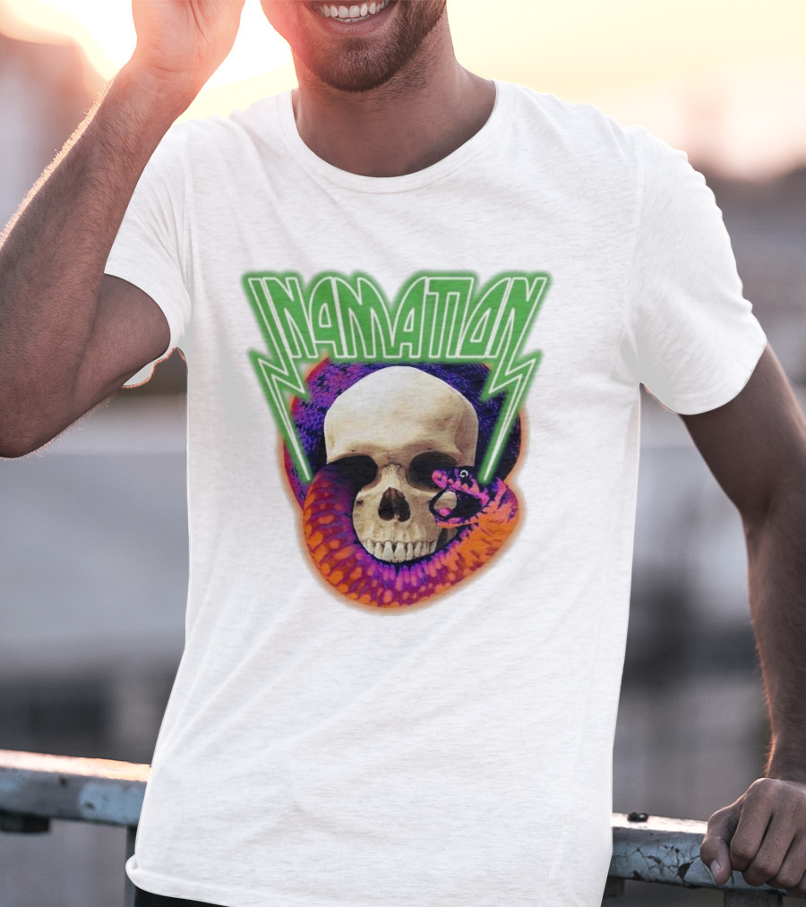 In4mation Skull Snake Iconic T-Shirt