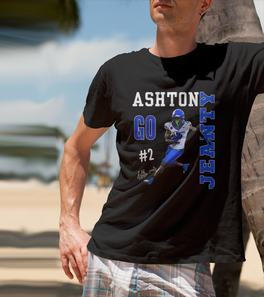 ASHTON GO JEANTY #2 Signature T-Shirt