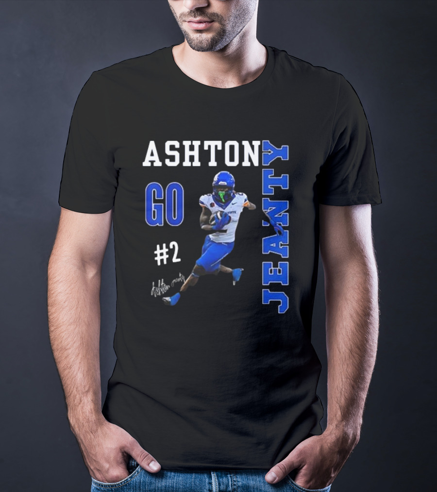 ASHTON GO JEANTY #2 Signature T-Shirt