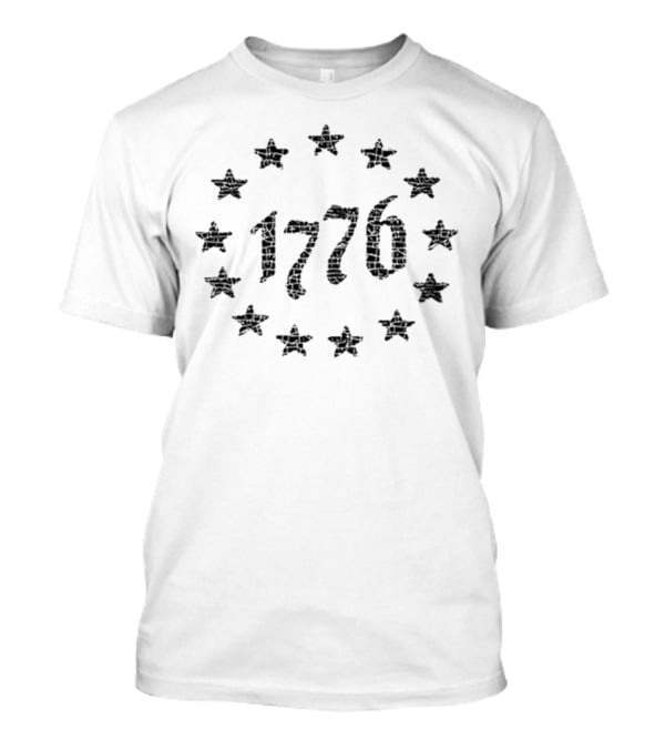 Keith And Kevin Hodge 1776 Circle Stars Patriot Emblem T-Shirt