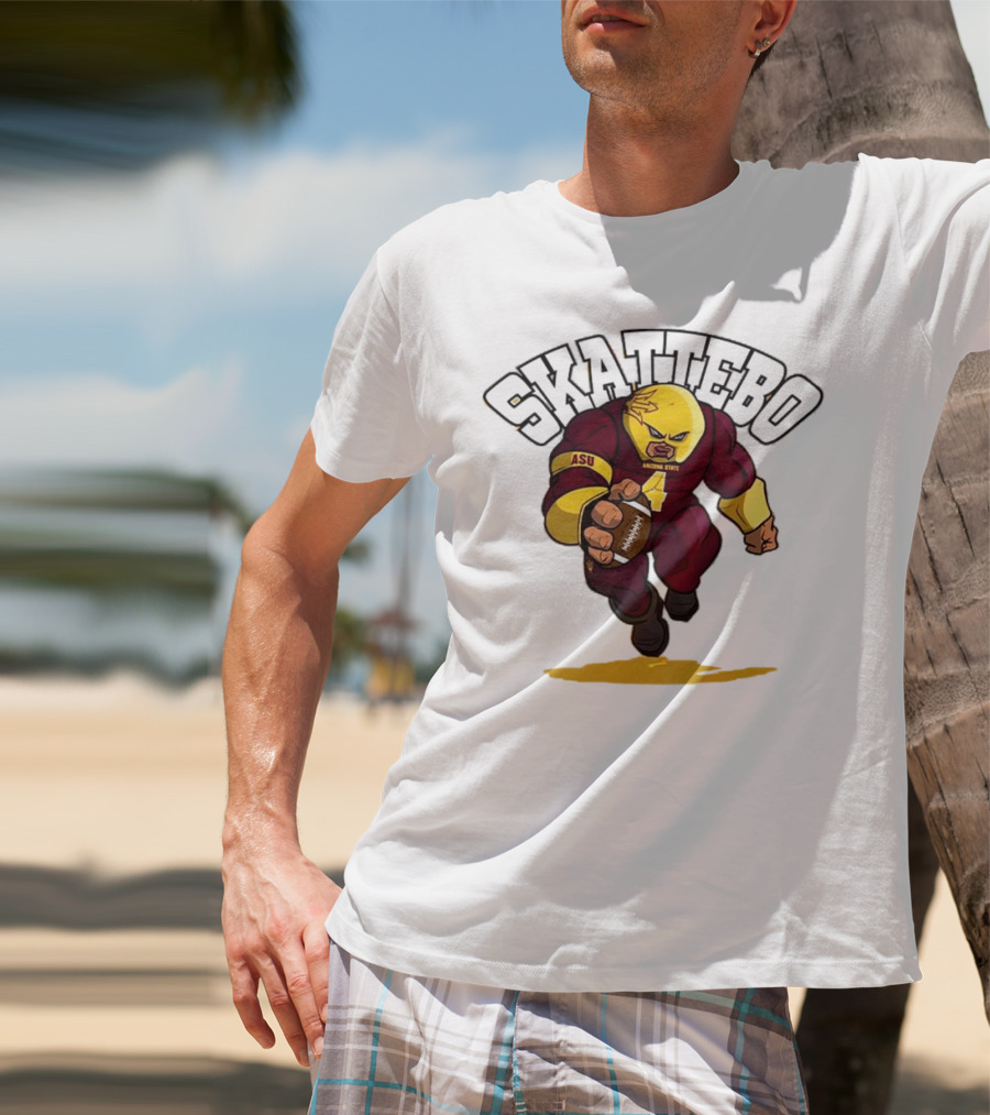 Skattebo ASU Arizona State Football Juggernaut T-Shirt