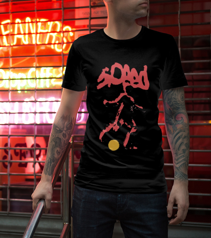 IShowSpeed Soccer Silhouette With Ball Warp T-Shirt