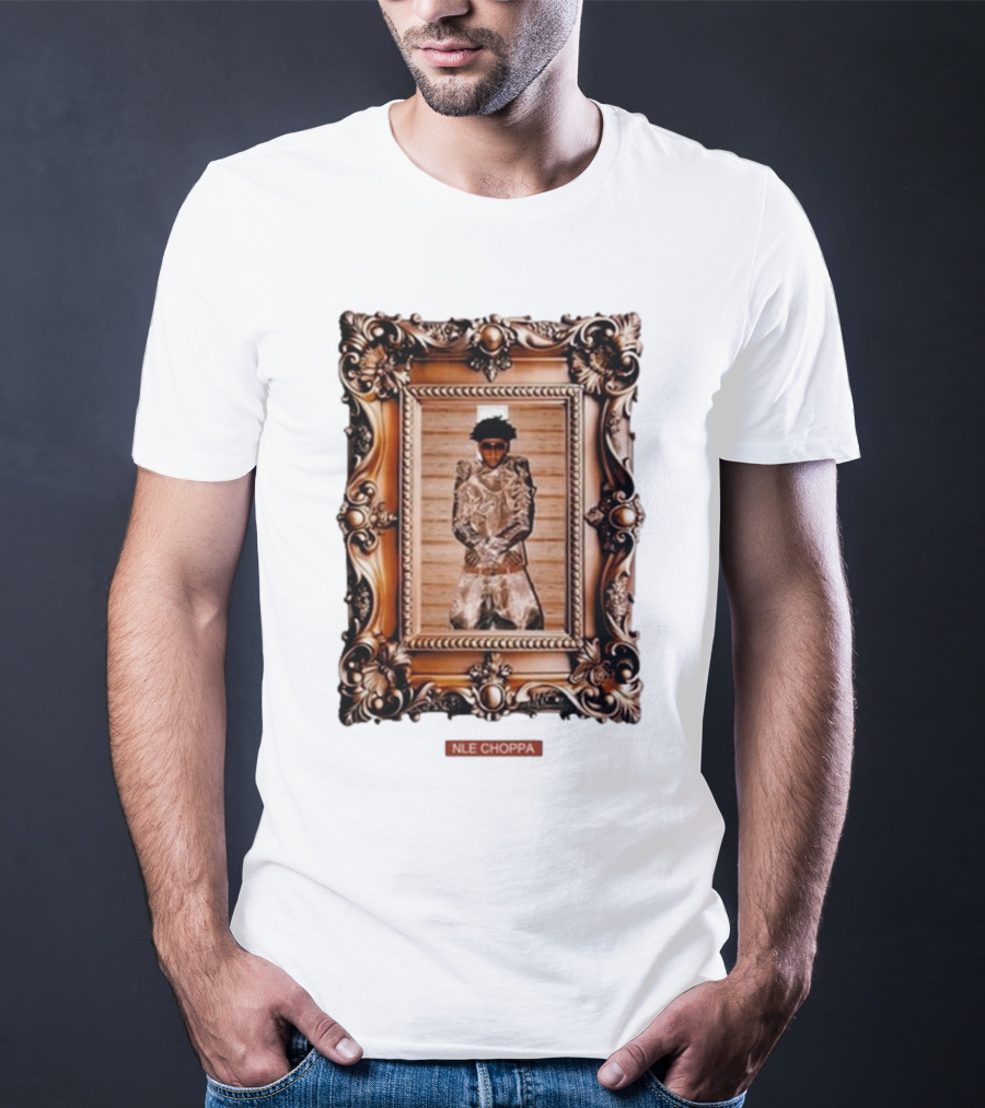 Nle Choppa Picasso Framed Portrait Sluffin Szn X Slut Szn T-Shirt