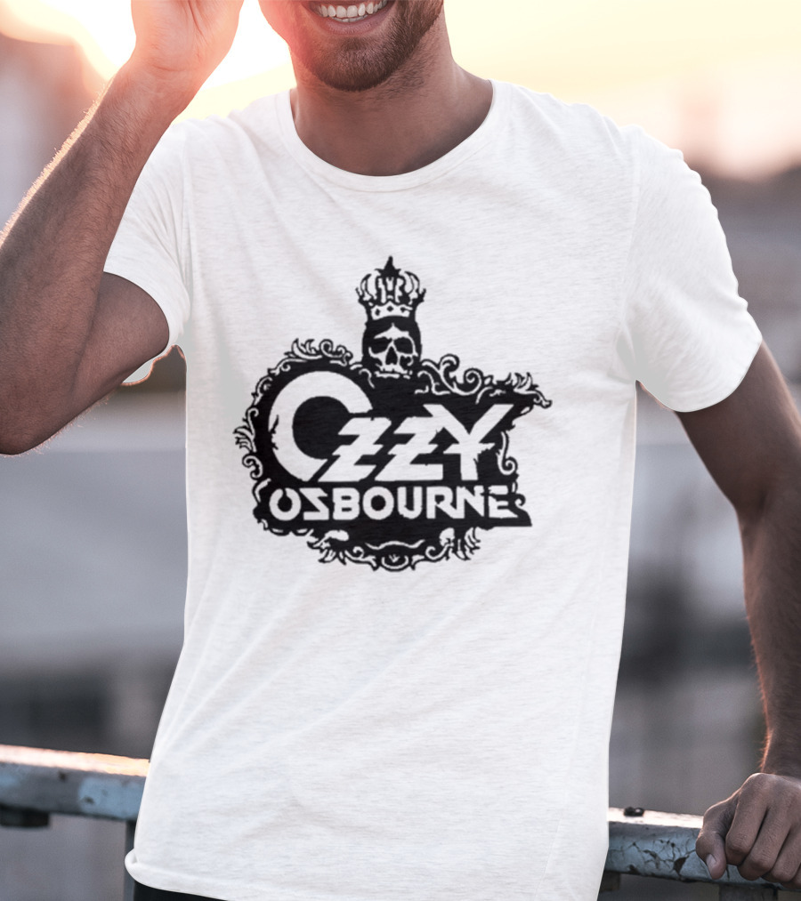 Ozzy Osbourne Skull Crown Gilded T-Shirt