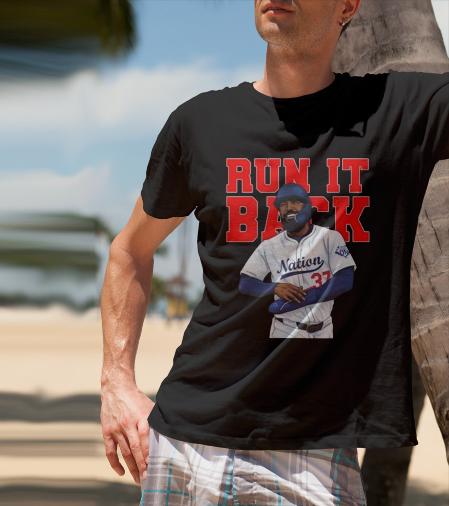 Teoscar Hernández Run It Back Nation 37 Los Angeles Baseball Collection T-Shirt