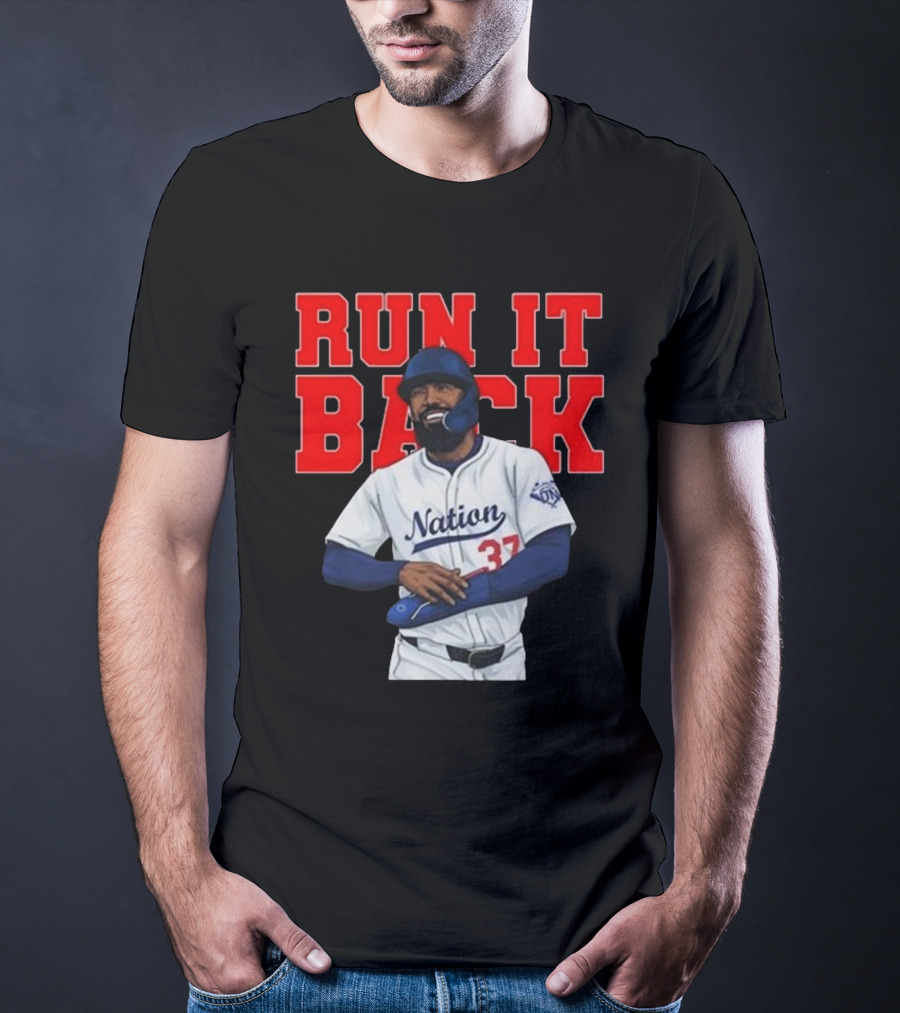 Teoscar Hernández Run It Back Nation 37 Los Angeles Baseball Collection T-Shirt