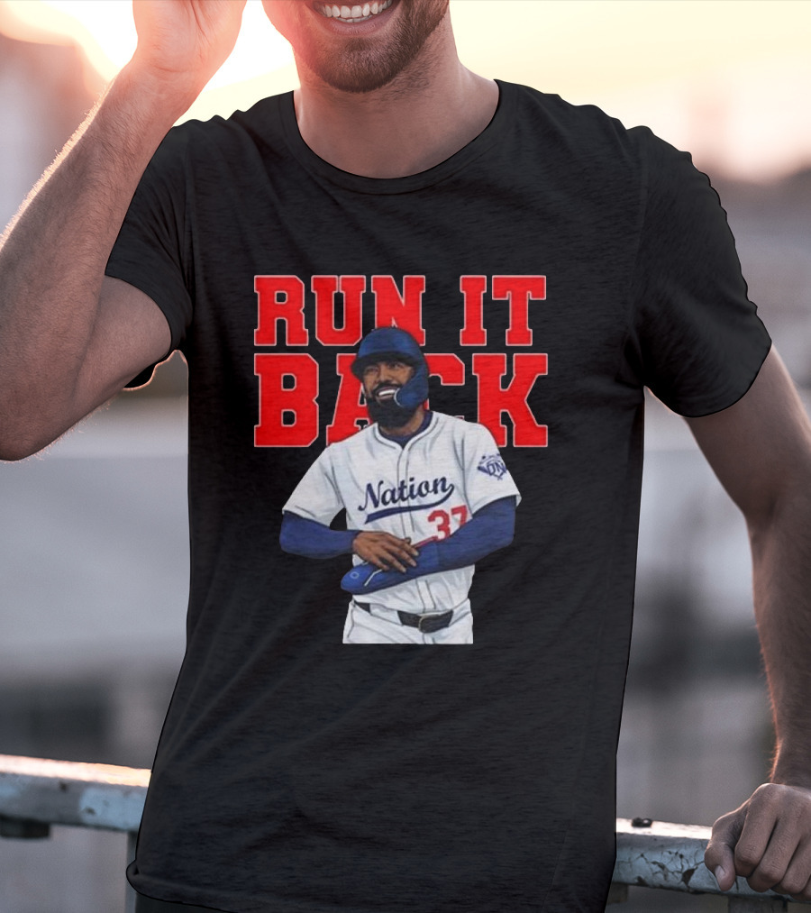 Teoscar Hernández Run It Back Nation 37 Los Angeles Baseball Collection T-Shirt