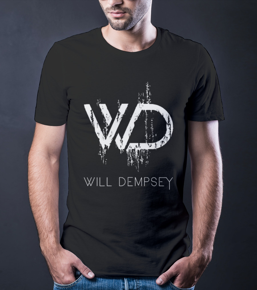 Will Dempsey WD Distressed Shorthand Emblem T-Shirt