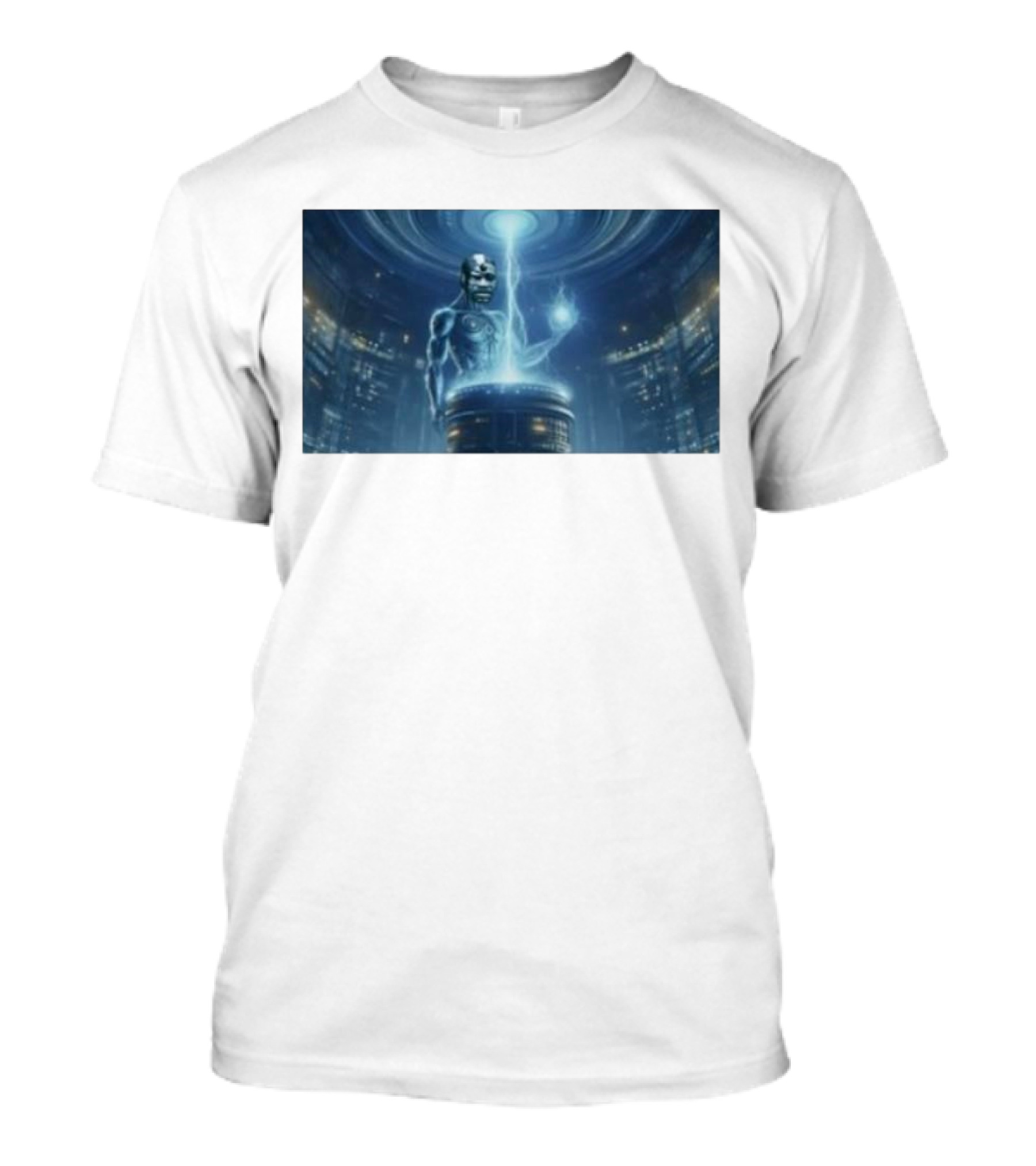 0Xerrl George Droyd Reactor Cybernetic Energy Power Core T-Shirt