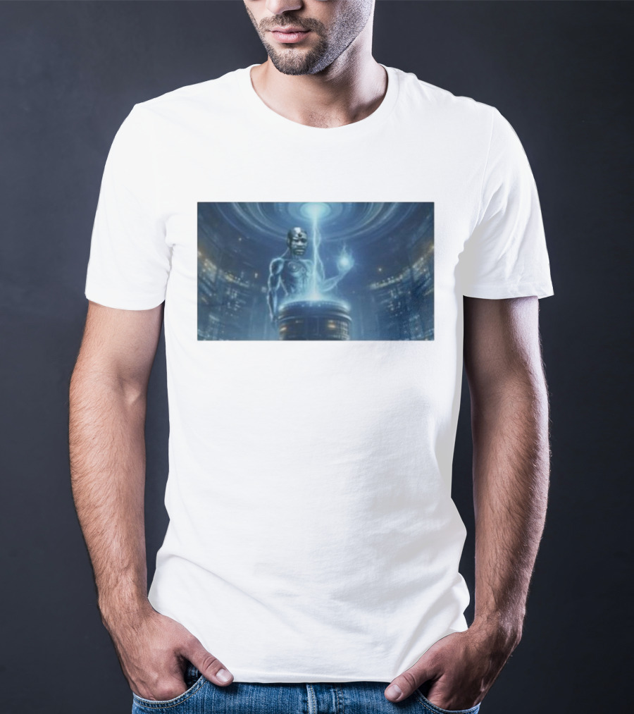 0Xerrl George Droyd Reactor Cybernetic Energy Power Core T-Shirt