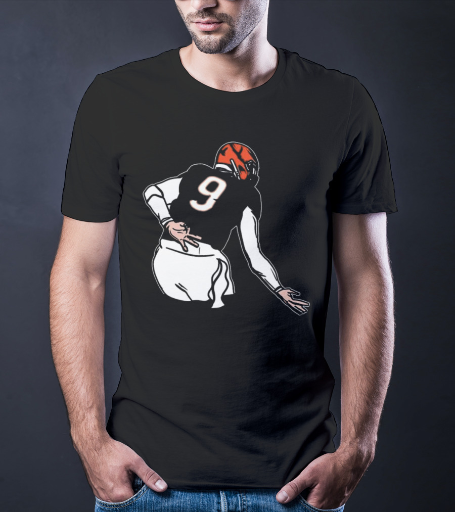 Joe Griddy Joe Burrow Number 9 Cincinnati Bengals Football T-Shirt