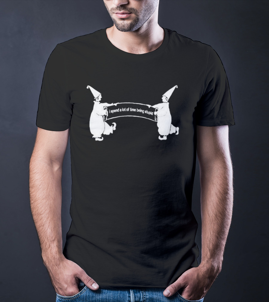 Dogecore I Spend A Lot Of Time Being Stupid Clown Aesthetic T-Shirt