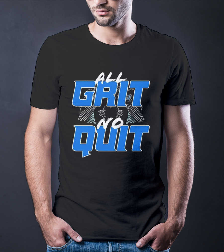 Detroit Lions Grit No Quit Football Determination T-Shirt