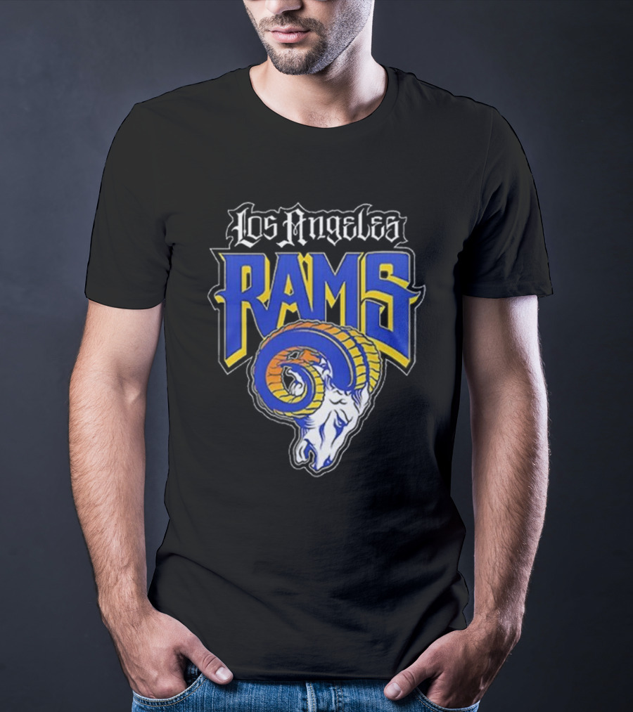 Los Angeles Rams Logo Ram Head Vamos Fans T-Shirt