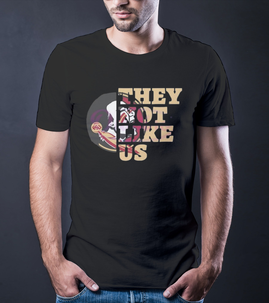 They Not Like Us Florida State Seminoles 2025 Football T-Shirt