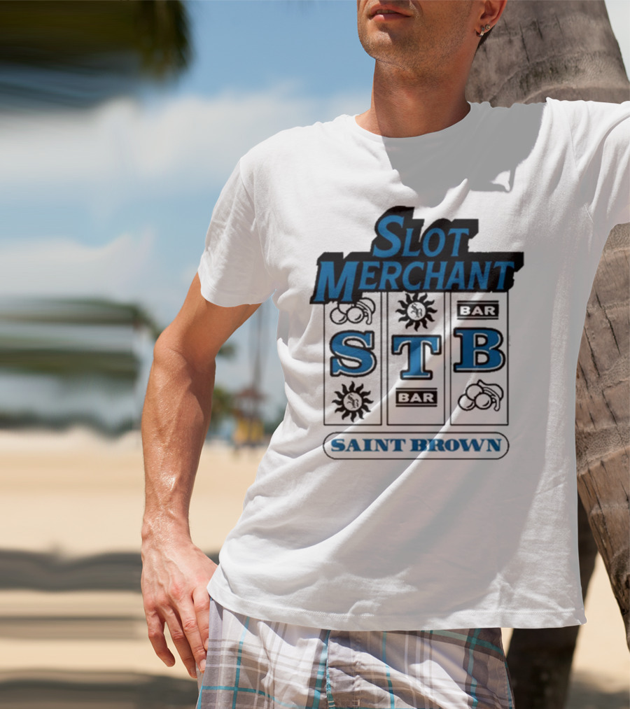 Slot Merchant STB Bar Saint Brown Amon-ra St Brown T-Shirt