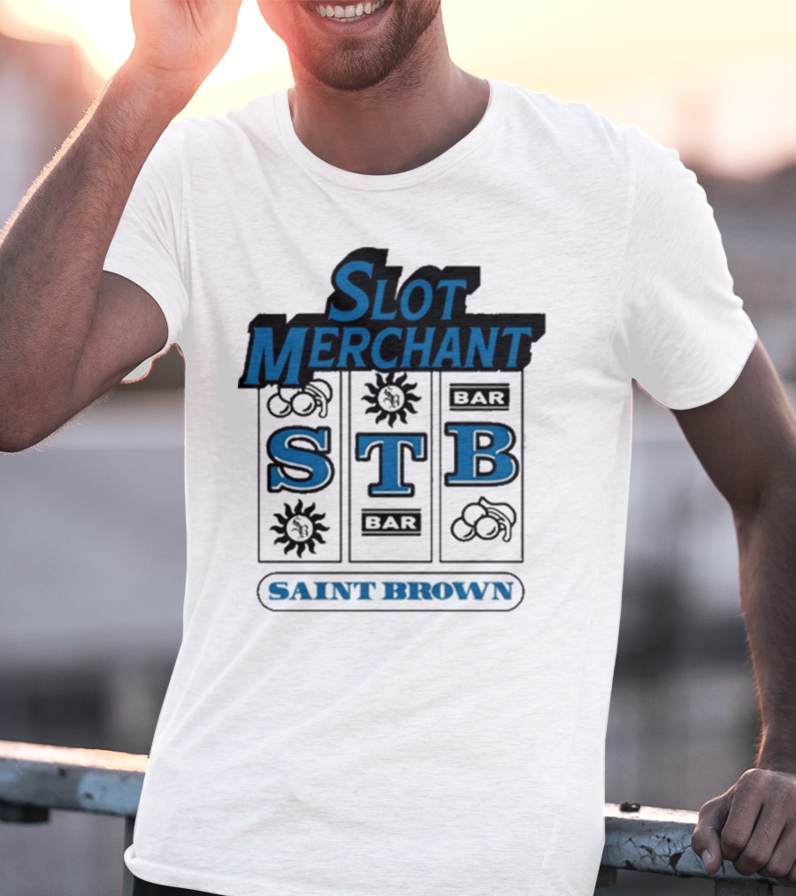 Slot Merchant STB Bar Saint Brown Amon-ra St Brown T-Shirt