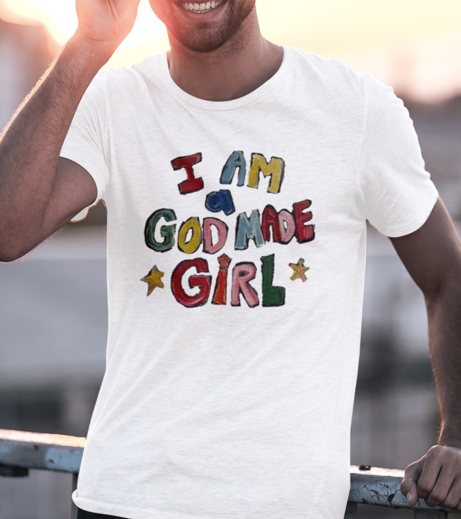 I Am A God Made Girl Stars T-Shirt